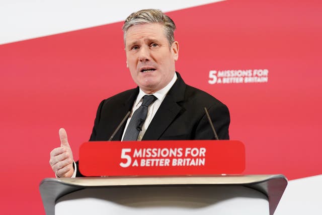 Sir Keir Starmer will address Welsh Labour’s conference on Saturday (Stefan Rousseau/PA)