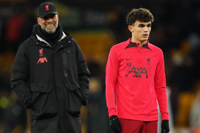 The unexpected emergence of teenager Stefan Bajcetic this season has not altered manager Jurgen Klopp’s transfer plans for the summer (Mike Egerton/PA)