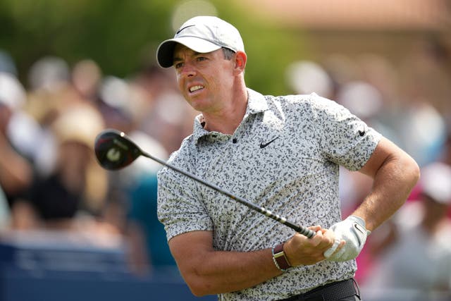 Rory McIlroy continued to struggle during his second round at Sawgrass (Charlie Neibergall/AP)