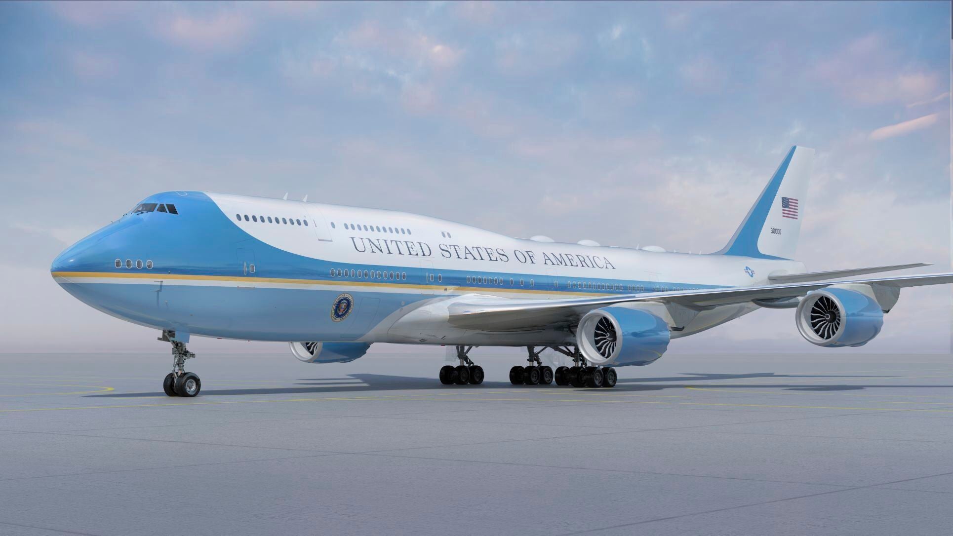 Air force one on sale new color scheme