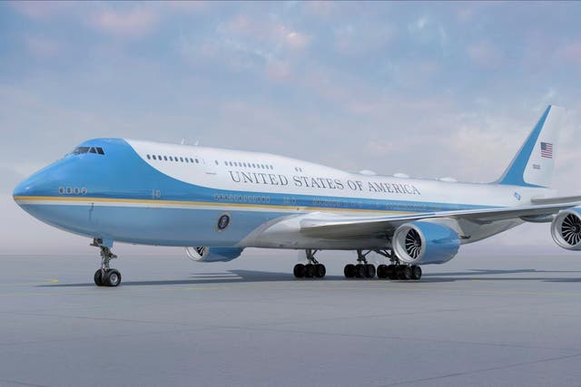 <p>This artist rendering provided by the U.S. Air Force shows the new livery design for the new Air Force One, selected by President Joe Biden. Biden is sticking with a blue-and-white color scheme for the exterior of the coming new version of Air Force One. The Air Force says the light blue on the new model of the modified 747s that transport the president will be a little bit deeper and more modern in tone than the robin's egg blue on the aircraft currently in use. </p>