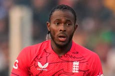 Jofra Archer sets Ashes target as he continues injury recovery
