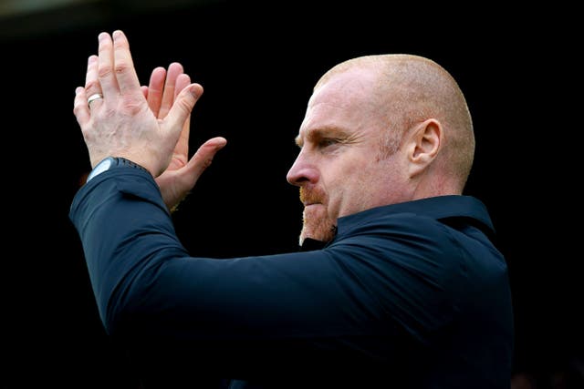 Sean Dyche is seeing progress at Everton (Nick Potts/PA)