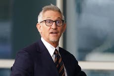 What did Gary Lineker tweet?