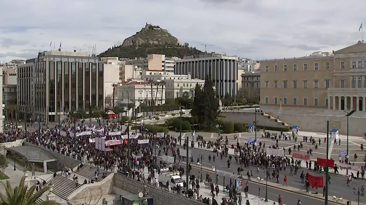 Watch From Athens As Protests Continue Over Deadly Train Crash The Independent 7948