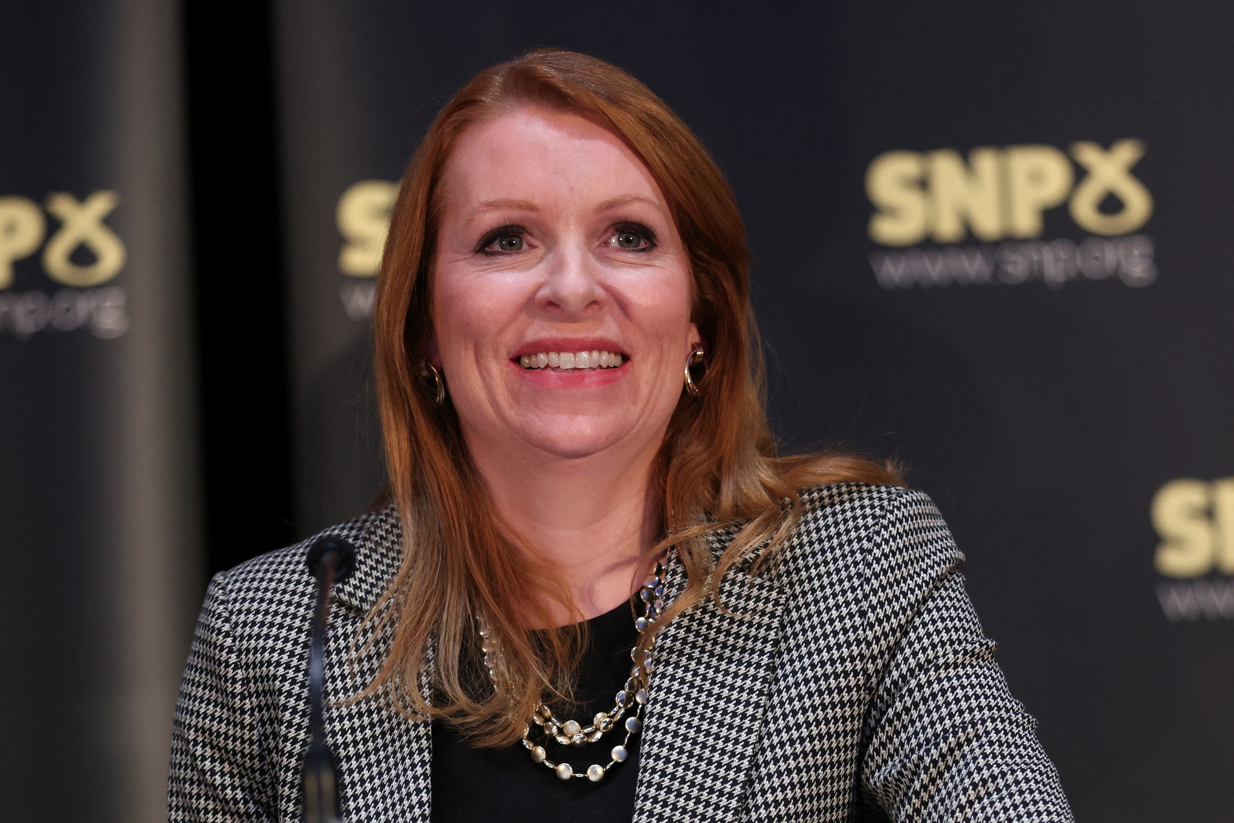 Ash Regan has insisted she is in the SNP leadership contest to win it despite being the ‘least well-known’ of the three candidates (Russell Cheyne/PA)