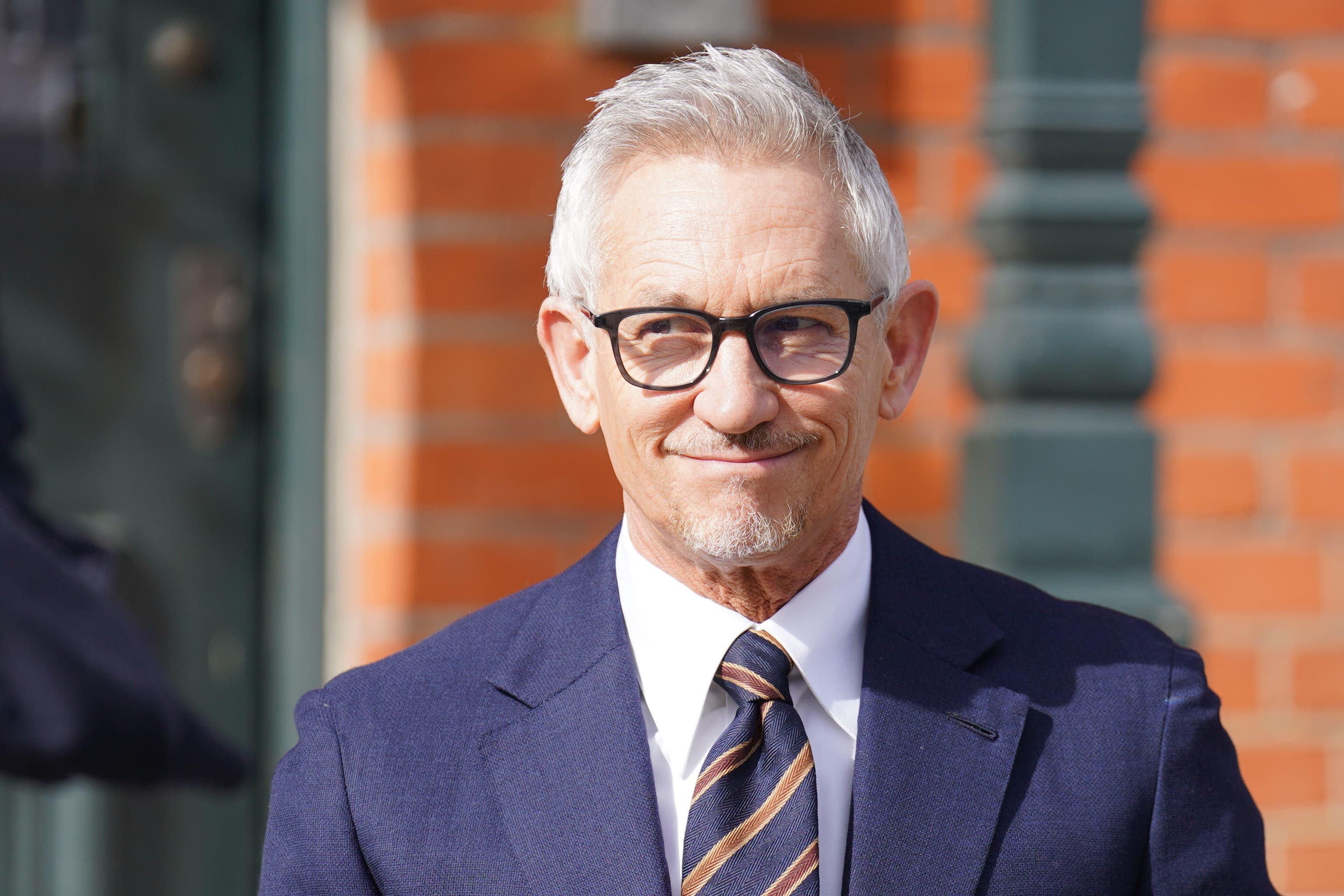 Match Of The Day host Gary Lineker outside his home in London (James Manning/PA)