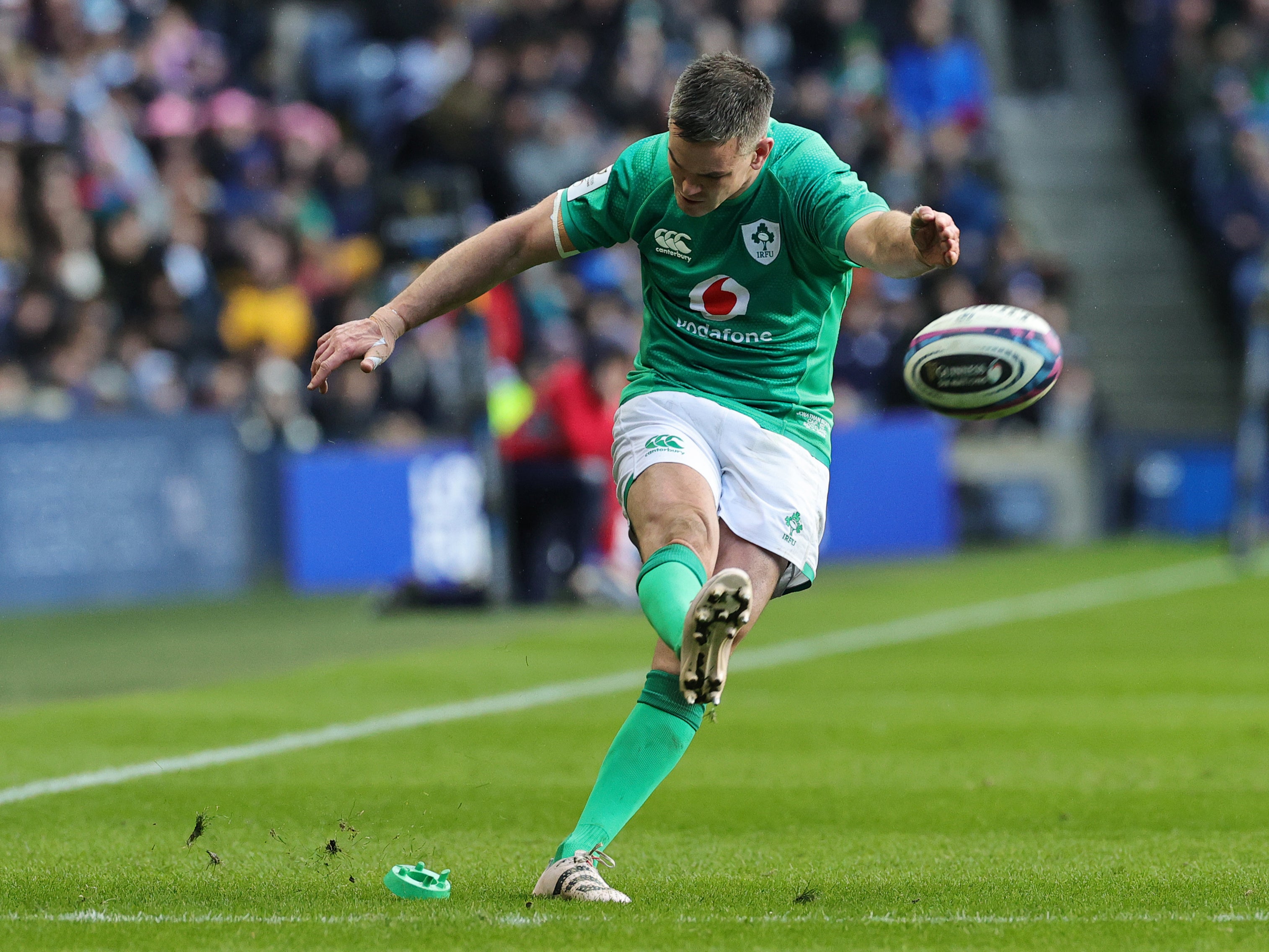 Sexton has matched Ronan O’Gara’s Six Nations points tally