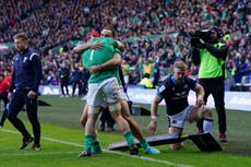 Ireland on brink of Grand Slam after beating Scotland at Murrayfield