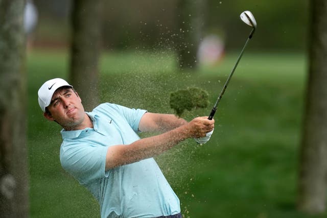 Scottie Scheffler was in a strong position at The Players Championship (Charlie Neibergall/AP Photo)