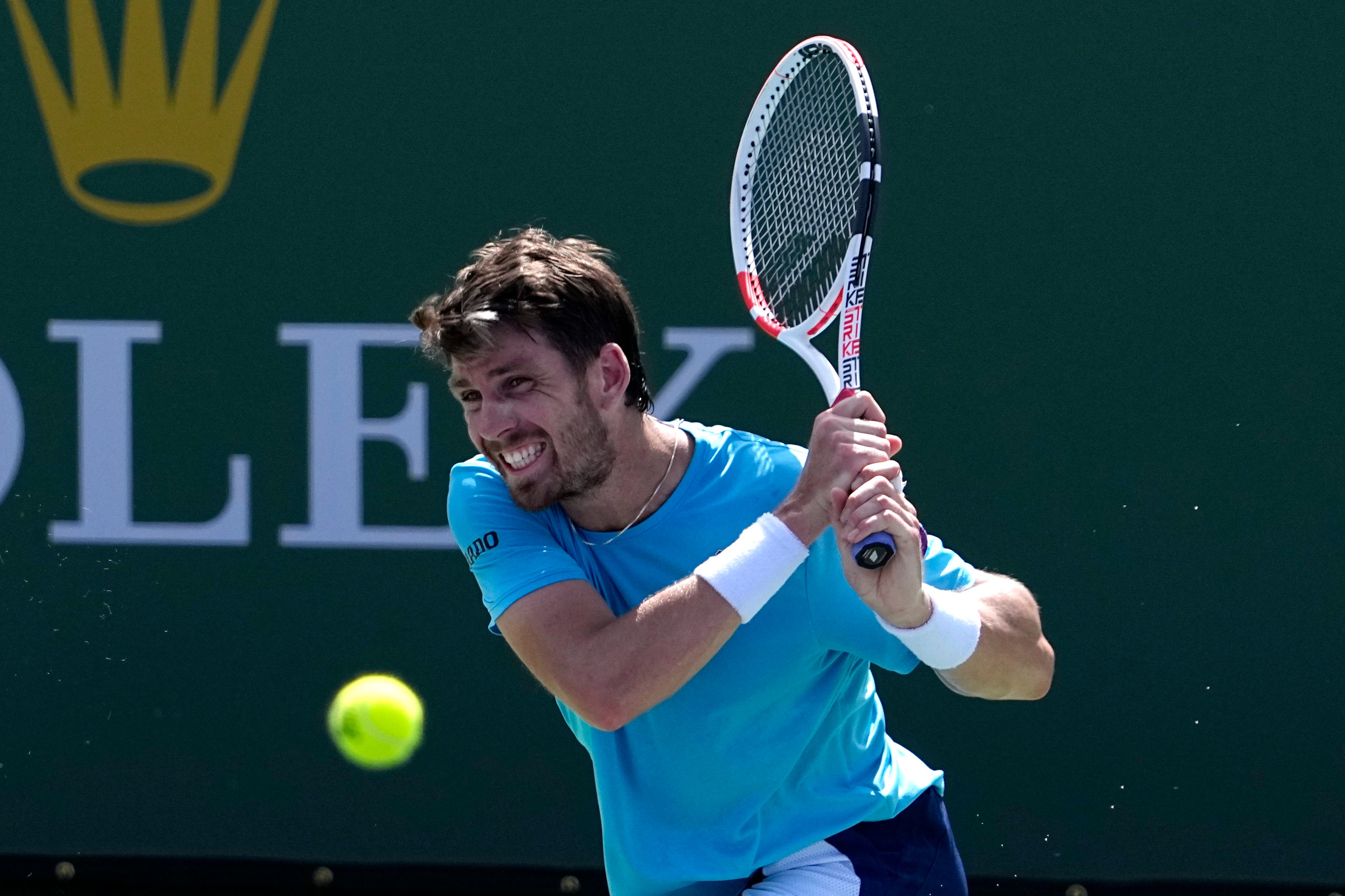 Cameron Norrie beat Taro Daniel 6-7 (5) 7-5 6-2 (Mark J. Terrill/AP)