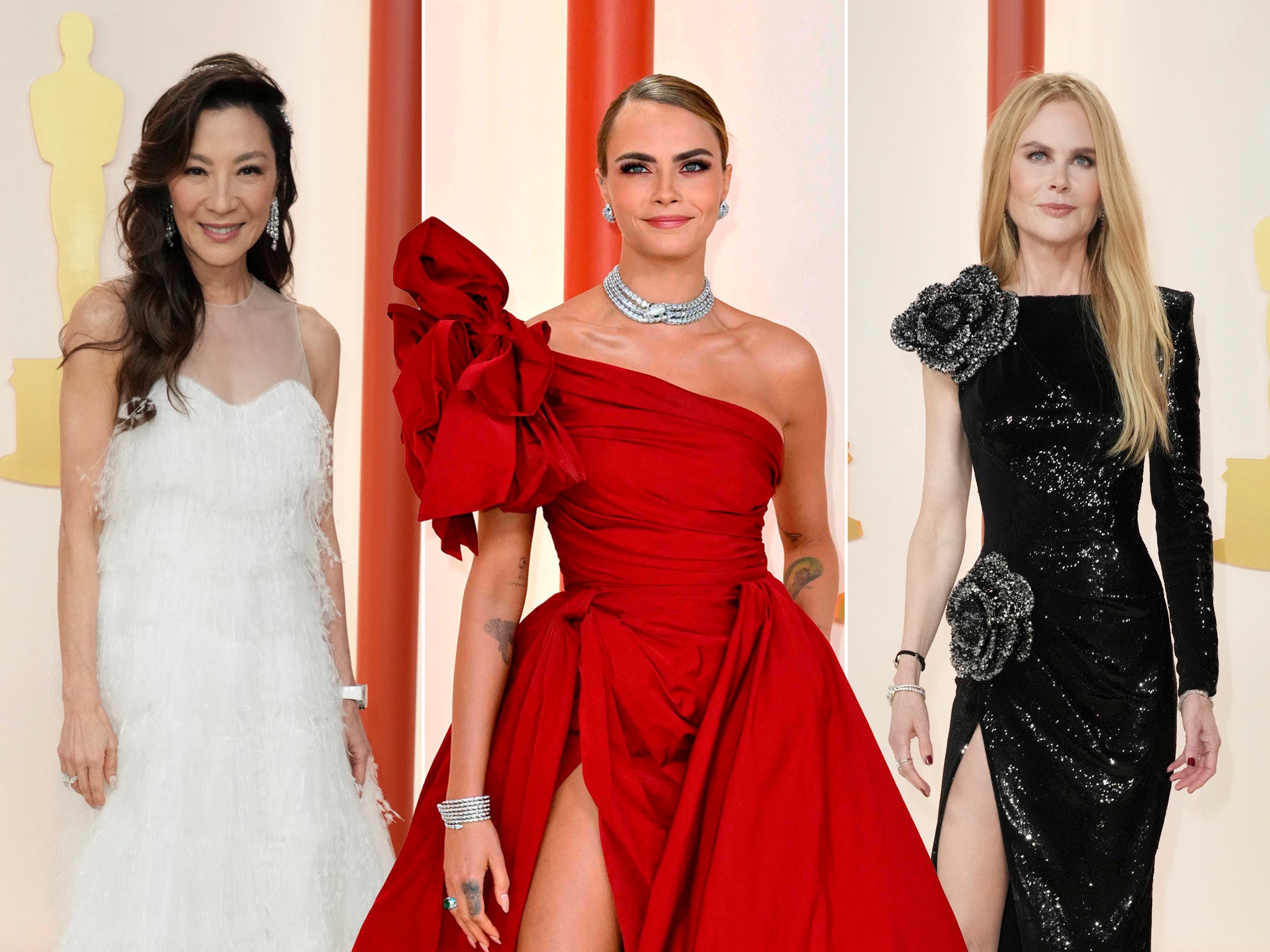 Oscars red carpet fashion Best hair makeup looks from 94th Academy Awards