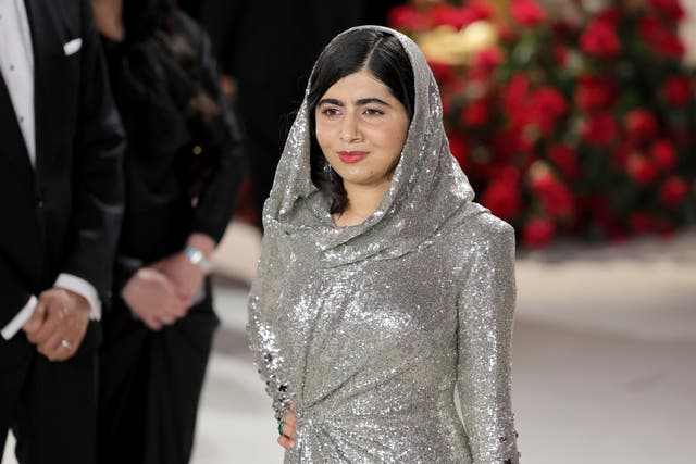 <p>Malala Yousafzai attends the 95th Annual Academy Awards on 12 March 2023 </p>