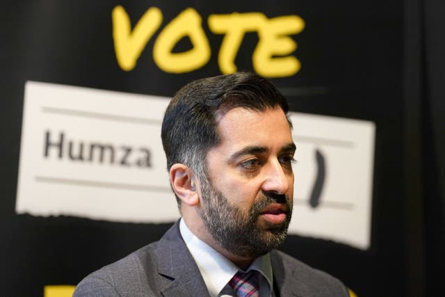 SNP leadership candidate Humza Yousaf said the race is impacting his ability to spend time with his family (Andrew Milligan/PA)