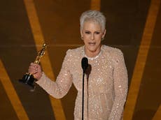 Oscars 2023 – live: Academy Award winners as Jamie Lee Curtis win divides viewers