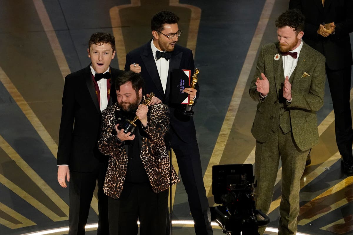 Oscars audience sings Happy Birthday to An Irish Goodbye star James Martin