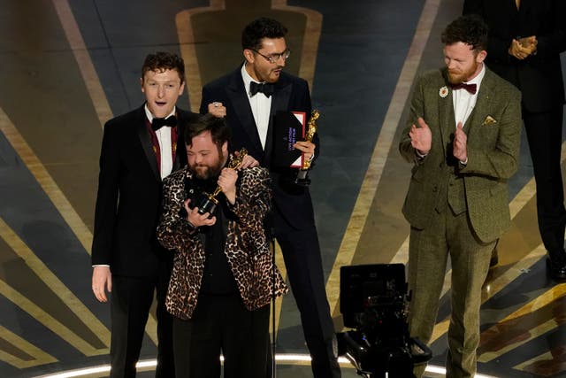 Oscars audience sings Happy Birthday to An Irish Goodbye star James Martin (Chris Pizzello/AP)
