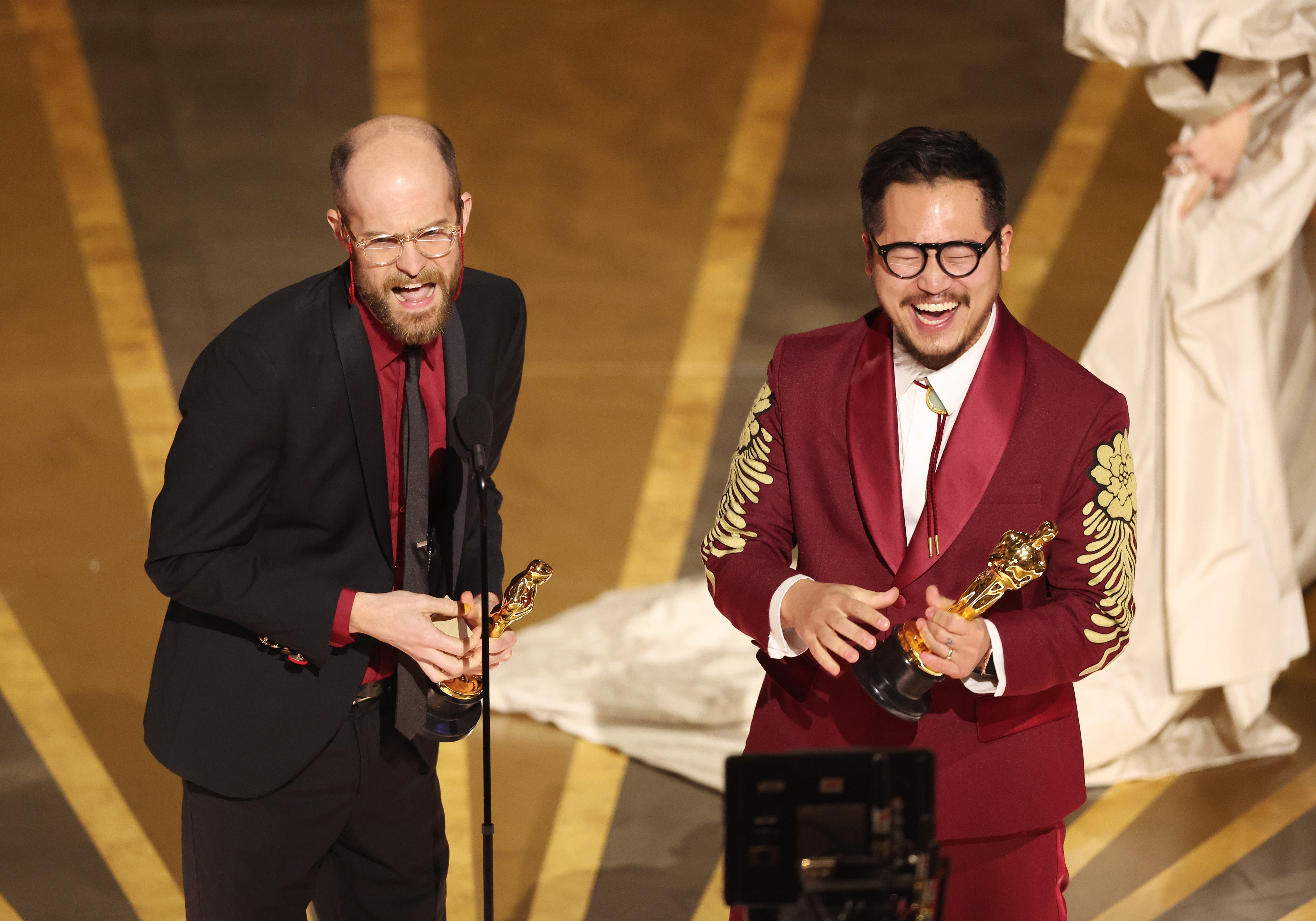 Daniel Scheinert and Daniel Kwan, directors of ‘Everything Everywhere’, at the Oscars