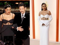 Mindy Kaling sparks confusion with Oscars wardrobe change