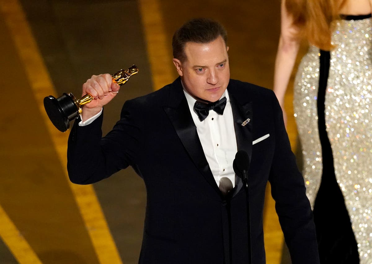Brendan Fraser says he’s currently unemployed months after Oscar win