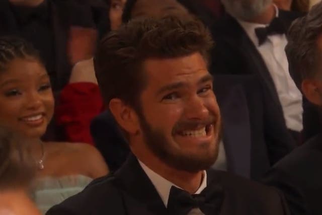 <p>Andrew Garfield at the Oscars</p>