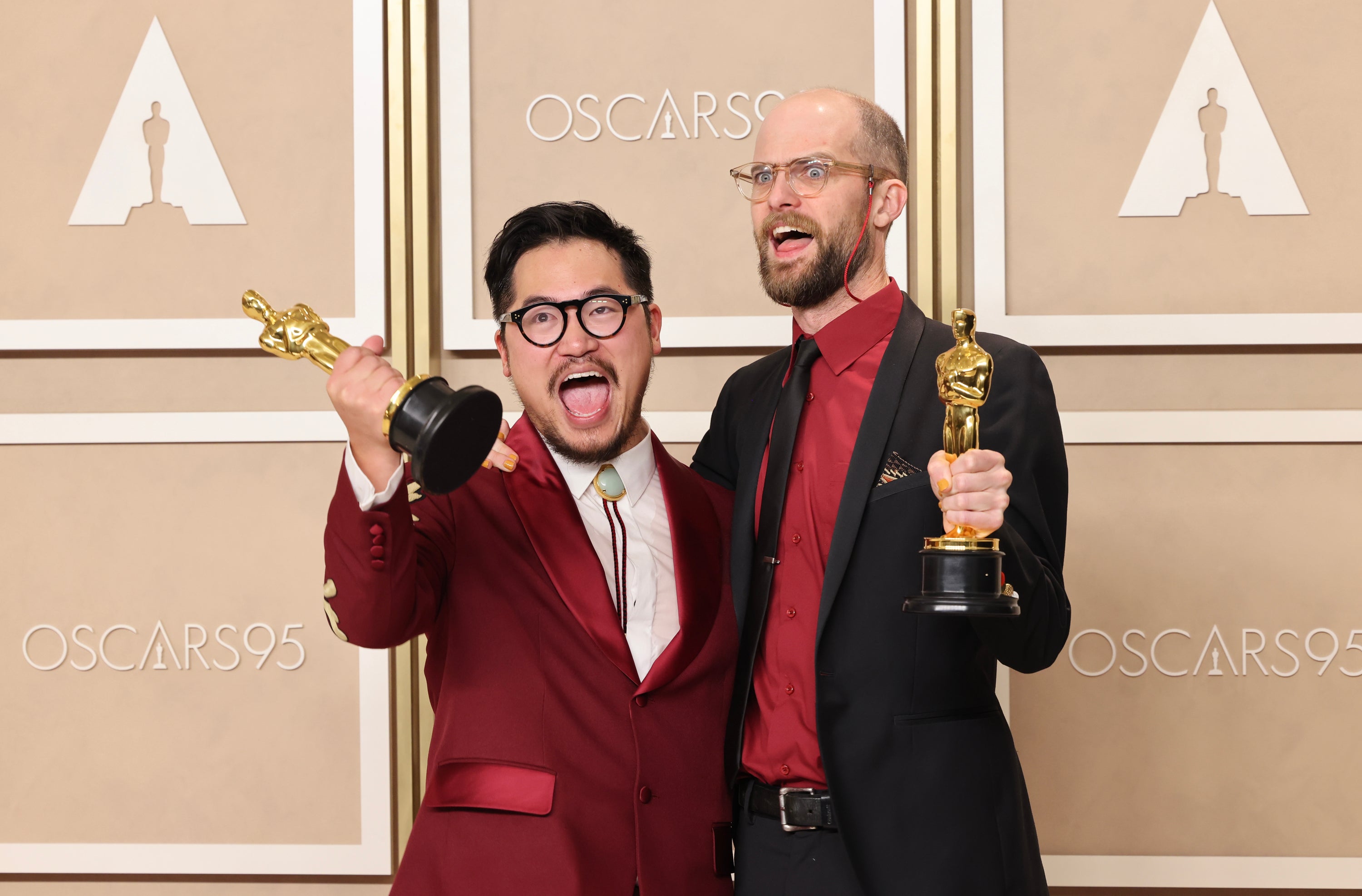 ‘Everything Everywhere All at Once’ directors Daniel Kwan (left) and Daniel Scheinert