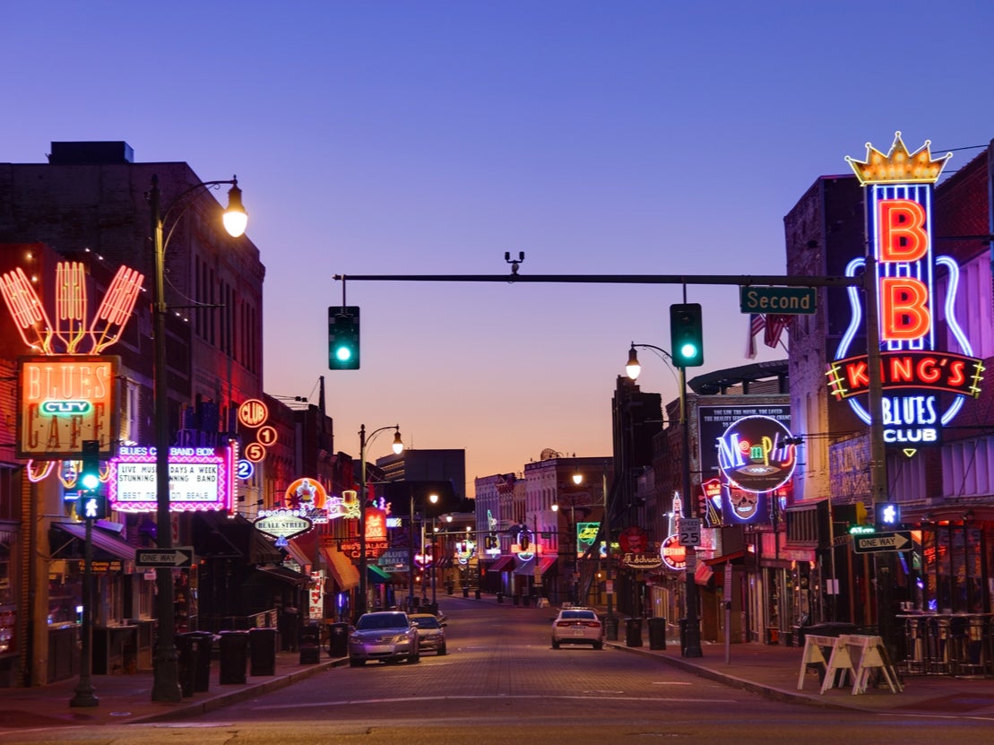 Memphis, Tennessee, is home to the Blues, but no direct UK flights