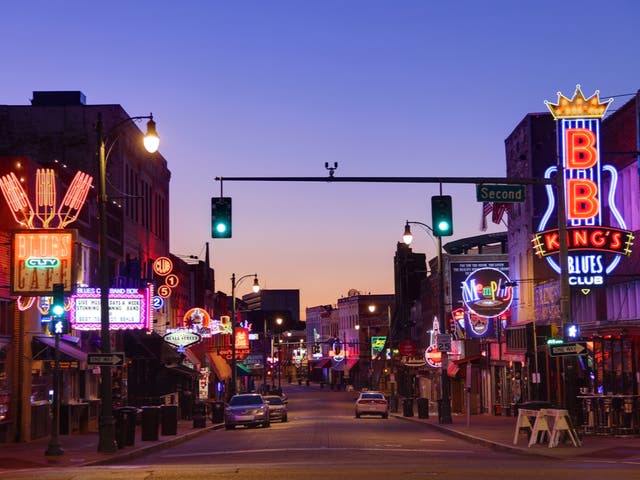 <p>Memphis, Tennessee, is home to the Blues, but no direct UK flights</p>