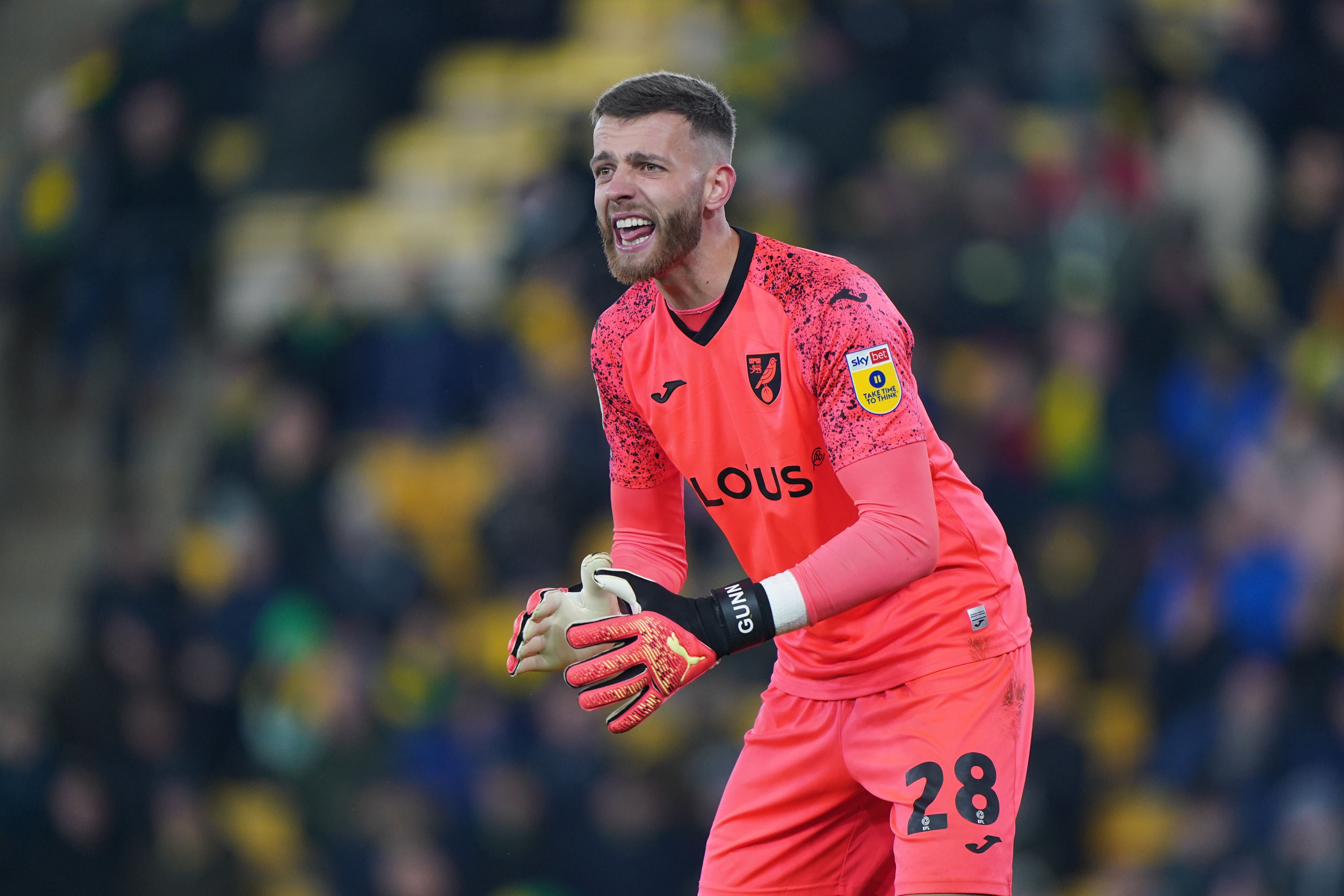 Angus Gunn has committed himself to Scotland (Joe Giddens/PA)