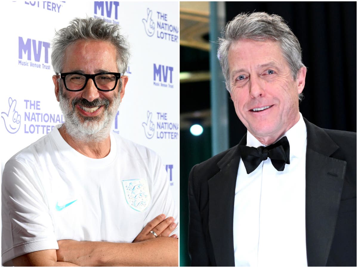 David Baddiel defends Hugh Grant from ‘pile-on’ after awkward Oscars interview