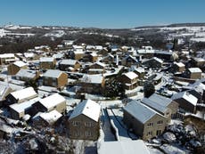 Mapped: Where snow will fall in next 72 hours as cold snap to return