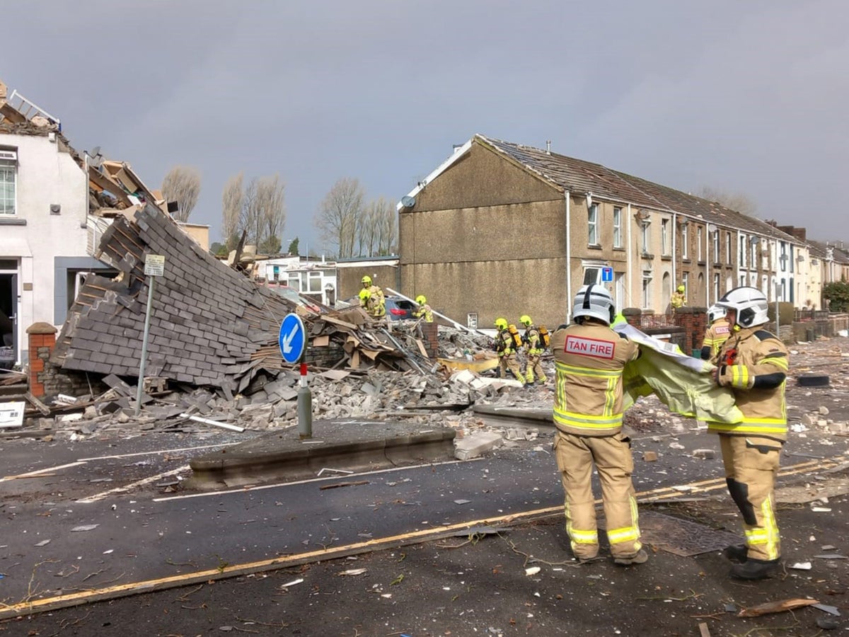 Swansea explosion – latest: One missing, three in hospital after house collapses in Morriston ‘gas blast’