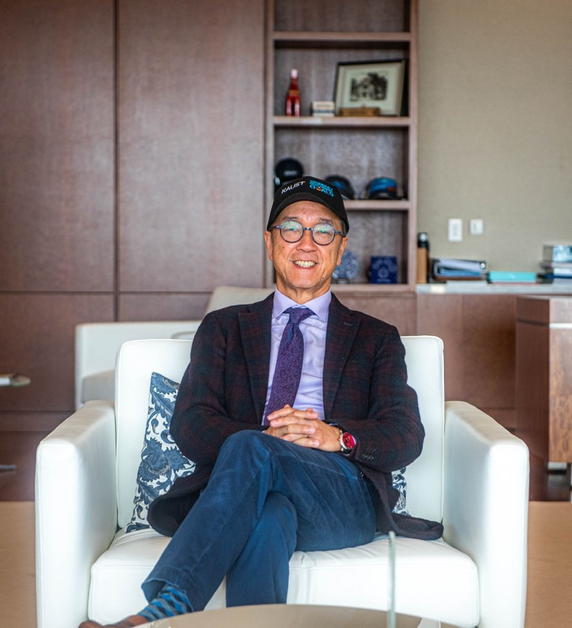 Professor Tony Chan, President of KAUST, pictured in his office