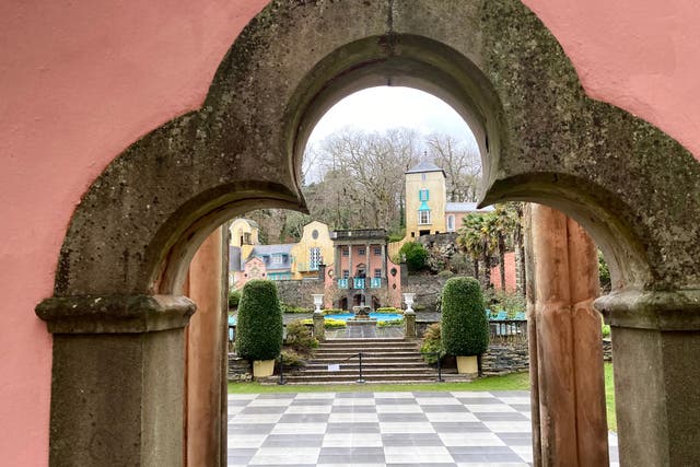 <p>Portmeirion was inspired by architecture found in the Mediterranean</p>