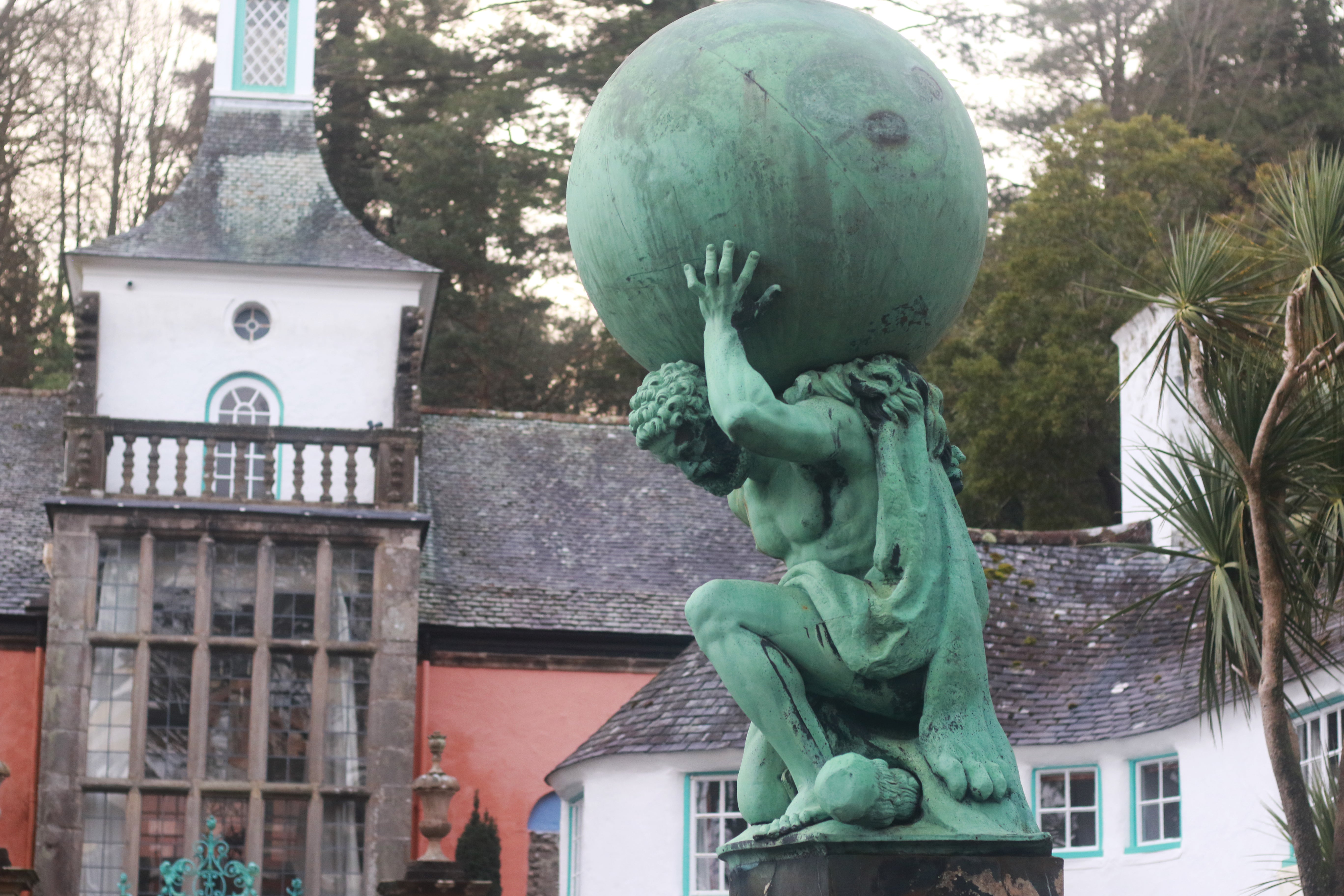 Portmeirion is a pastiche of Italian Renaissance, baroque, neoclassical, Palladian and Arts and Crafts styles
