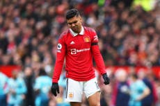 Manchester United confirm games Casemiro will miss after appeal decision