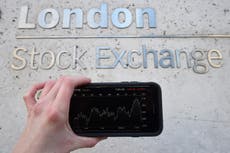 More than £50bn wiped off FTSE 100 amid banking stock sell-off