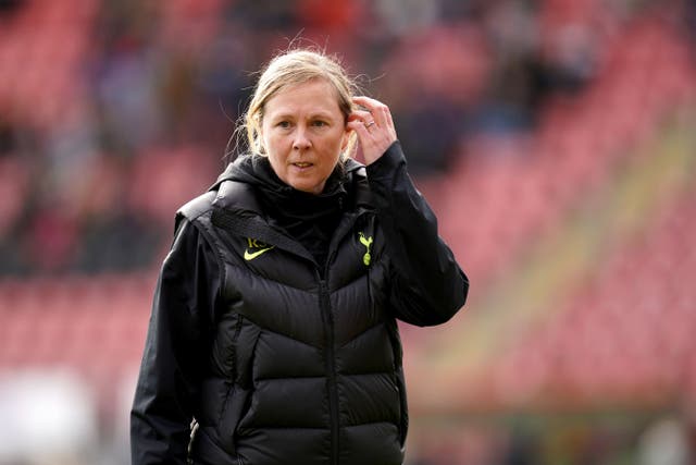 Rehanne Skinner has been sacked as head coach of Tottenham Women (Adam Davy/PA)