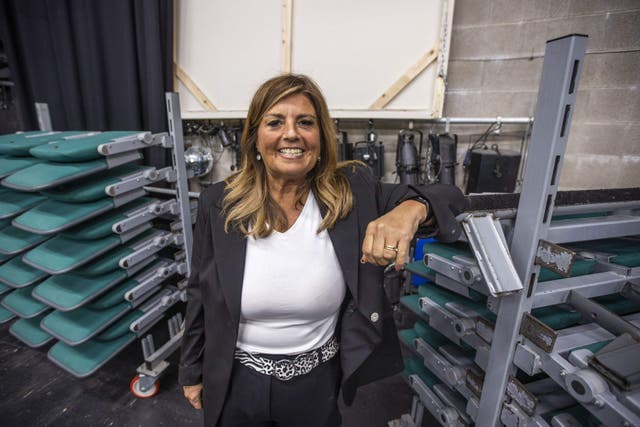 Frances Nelson, co-ordinator of Babosh Drama, Belvoir Studio Theatre, in Belfast, where James Martin is part of the drama group (Liam McBurney/PA)