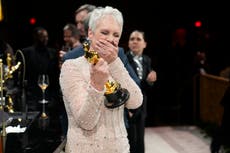Jamie Lee Curtis raises eyebrows after Oscar win with photo of her updated trophy cabinet