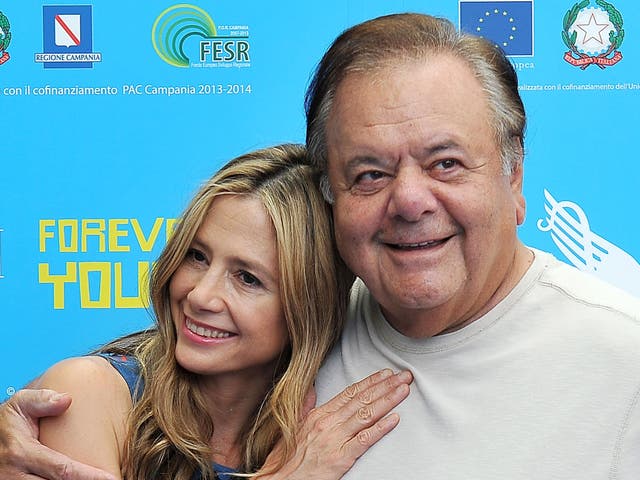 <p>Mira and Paul Sorvino</p>