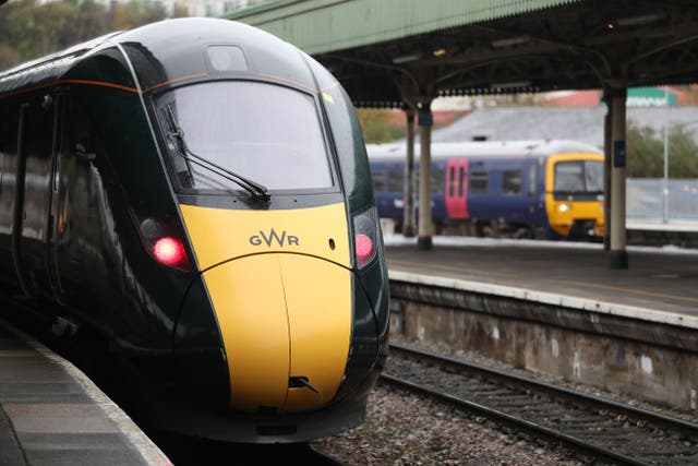 Rail commuters travelling to and from London Paddington are suffering a second day of disruption due to damage to overhead electric cables (Andrew Matthews/PA)