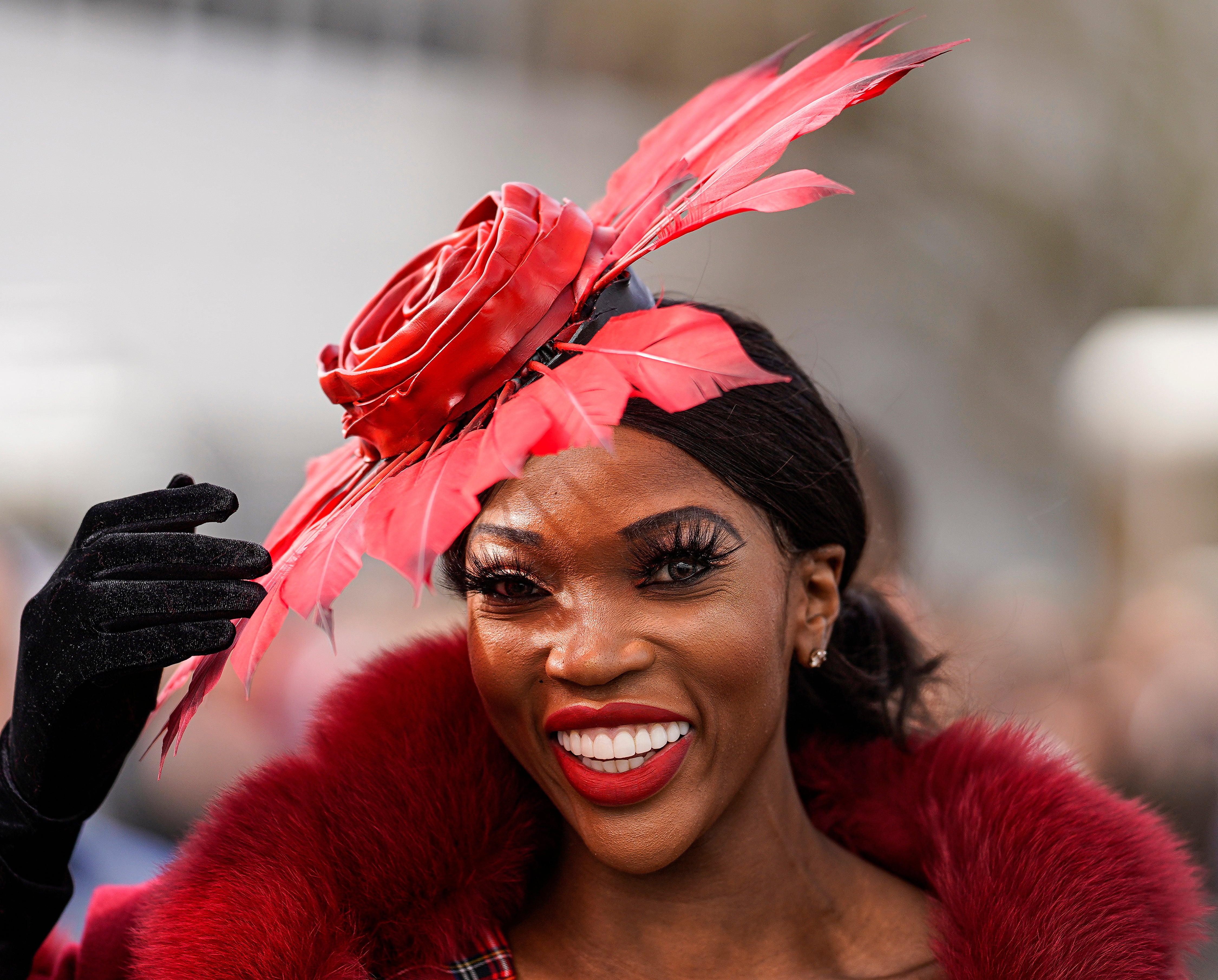 Fashion on Ladies Day at Cheltenham Racecourse on March 11, 2020 in Cheltenham