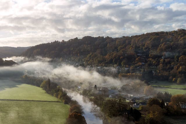 The River Wye has suffered large algal blooms fuelled by excess phosphorus from agricultural pollution (Joe Giddens/PA)