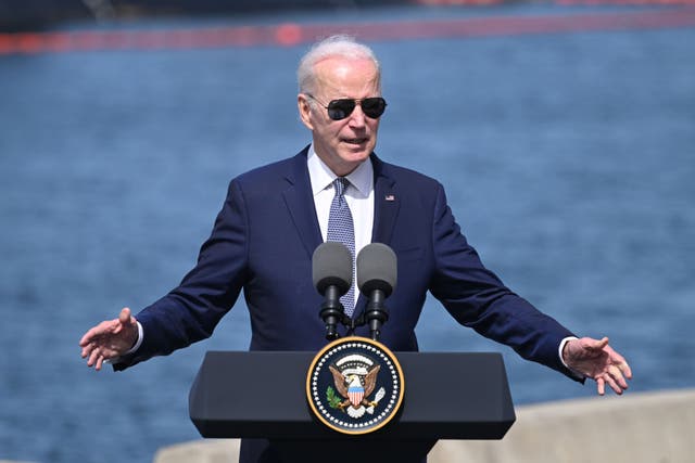 President Joe Biden is set to visit Ireland (Leon Neal/PA)