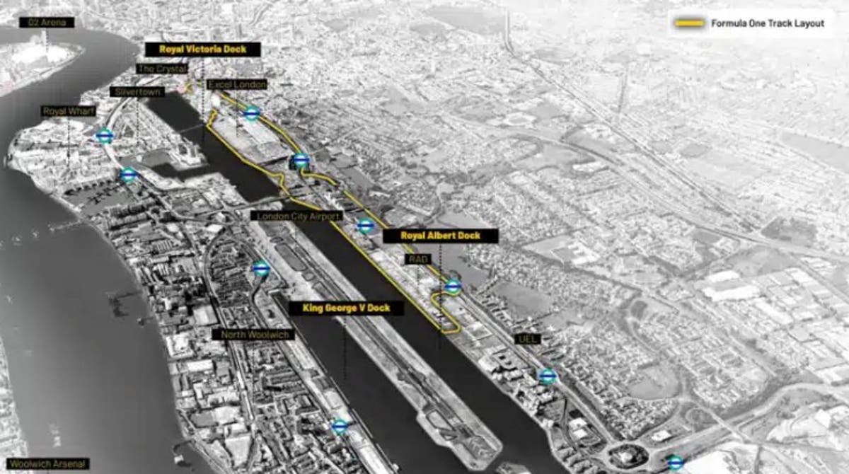 F1: London Grand Prix proposed in major redevelopment plan around Docklands