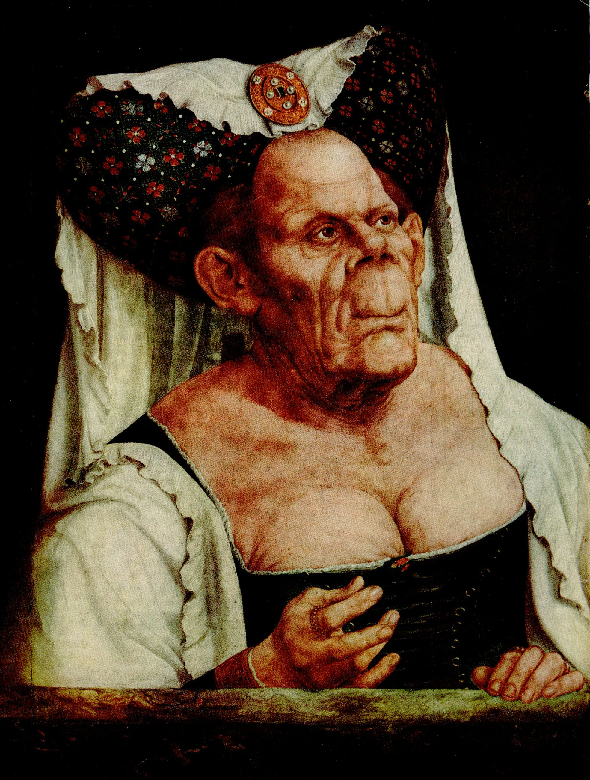 An Old Woman or The Ugly Duchess by Quinten Massys