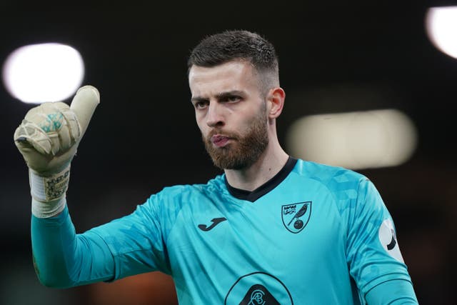 Angus Gunn is in the Scotland squad (Joe Giddens/PA)