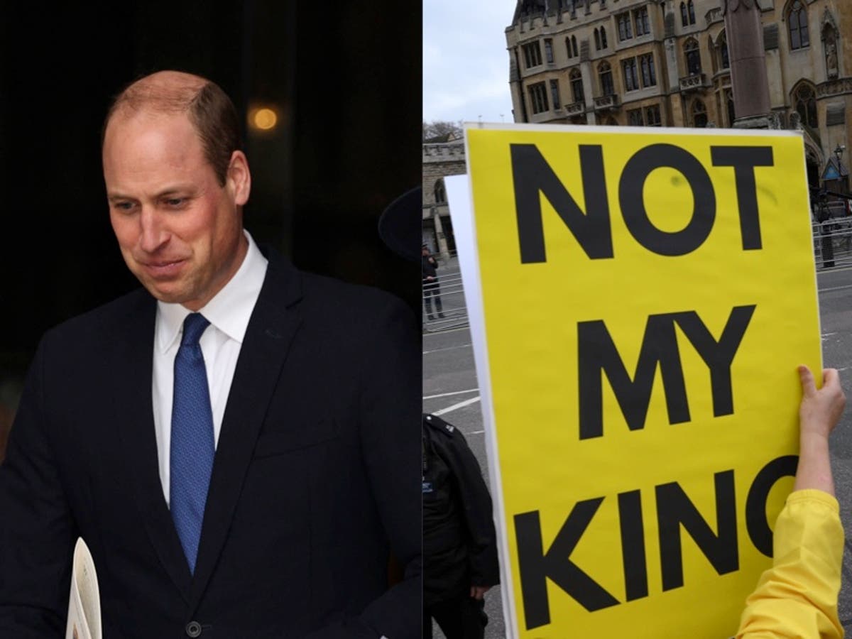 Prince William heckled by protesters at Commonwealth Day service: &lsquo;Not my king&rsquo;