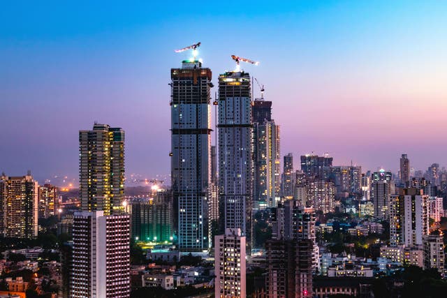 Skyline of South Mumbai under construction in the eastern belt (Alamy/PA)